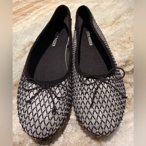 Girls studded flats size 3 Steve Madden